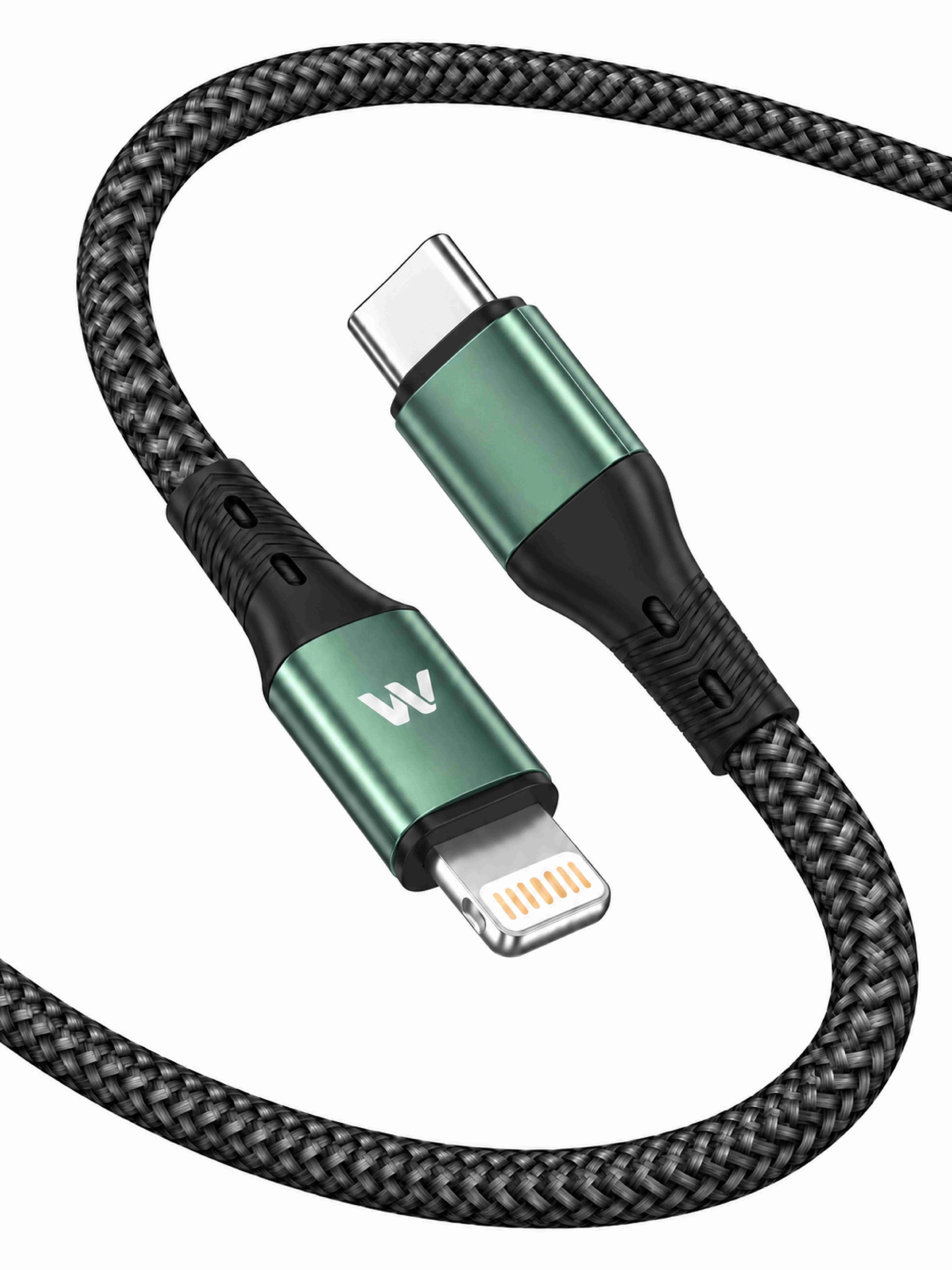 WELLTECH STAR85 USB-C to Lightning Cable, High-Speed Fast Charging & Data Sync Cord,,