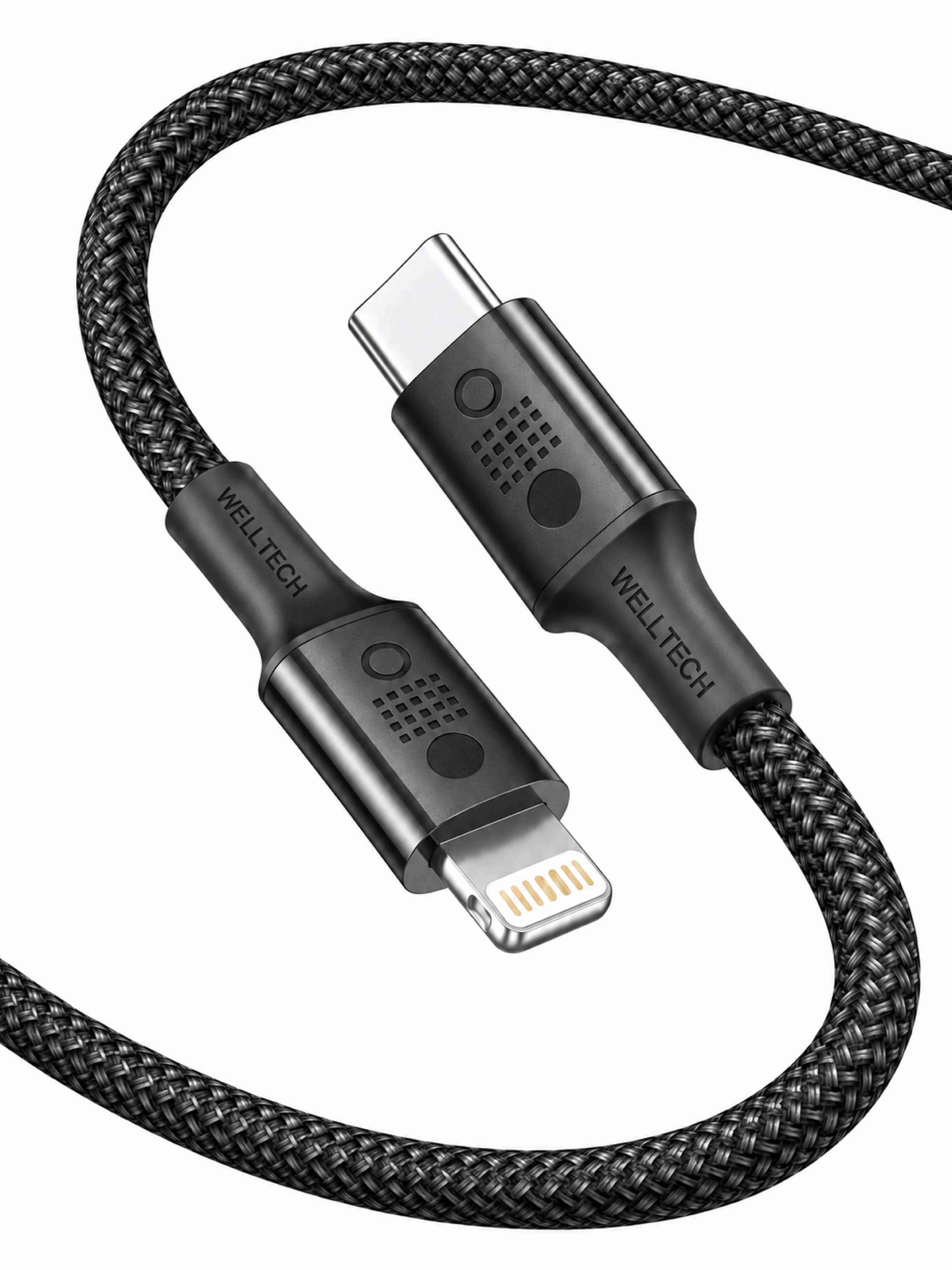 WELLTECH TC133 60W Type-C to Lightning Data Cable